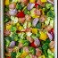 Poulet Avec Légumes Mélangés