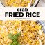 Riz Frit Au Crabe