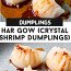 Dumpling Aux Crevettes En Cristal