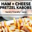 Bâton De Jambon Et De Fromage