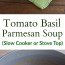 Soupe À La Crème De Tomates